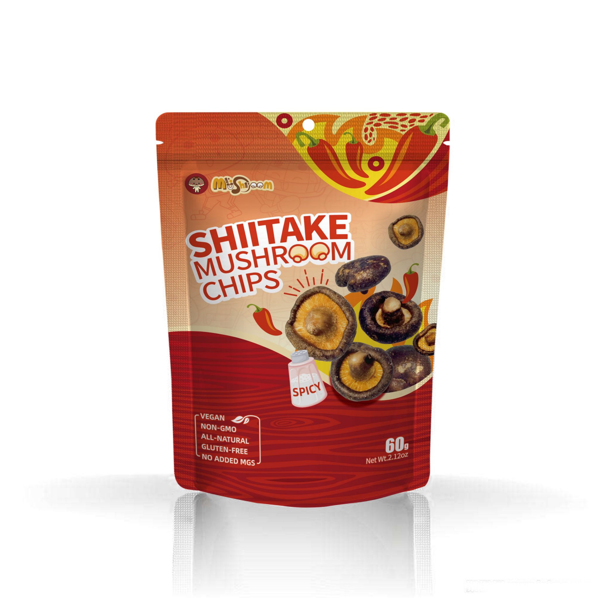 Shiitake Mushroom Chips Spicy